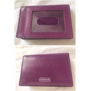 Coach Business Card Holder NWOT